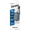 Energizer Ultimate - Multiplug EU / UK / US GaN USB-C & USB-A 65W PD mains įkroviklis sidabro spalvos