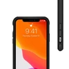 Crong Trace Clear Cover - Hybrid Protective dėklas skirtas Apple iPhone 11 Pro Juodas/Juodas