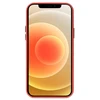 Crong Essential Cover Magnetic - Leather dėklas skirtas Apple iPhone 12 / Apple iPhone 12 Pro MagSafe Raudona