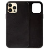 Crong Essential Cover - Leather dėklas skirtas Apple iPhone 12 Pro Max Juodas