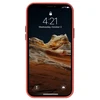Crong Essential Cover - Leather dėklas skirtas Apple iPhone 12 Pro Max Raudona