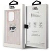 Karl Lagerfeld KLHCP13LHKLPCHP Apple iPhone 13 Pro / 13 6.1″ rožinės spalvos kietas dėklas IML Choupette Head & Mono