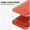 Crong Color Cover Liquid Silicone dėklas skirtas Apple iPhone 13 Pro Coral Raudona