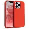 Crong Color Cover Liquid Silicone dėklas skirtas Apple iPhone 13 Pro Max Raudona