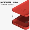 Crong Color Cover Liquid Silicone dėklas skirtas Apple iPhone 13 Pro Max Raudona