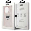 Karl Lagerfeld KLHCP13XHKLPCHP Apple iPhone 13 Pro Max 6.7″ rožinės spalvos kietas dėklas IML Choupette Head & Monog