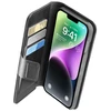 Cellular Line Cellularline Book Agenda - Dėklas iPhone 14 su powłoką MICROBAN (juoda)