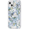Rifle Paper Clear - dėklas skirtas Apple iPhone 14 Plus Garden Party Mėlyna