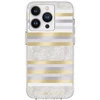 Case-Mate Pearl Stripes MagSafe - dėklas decorated su mother-of-pearl skirtas Apple iPhone 14 Pro Pearl Stripes