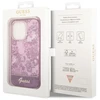 Dėklas iPhone 14 Pro Max Guess Porcelain, fuksijų