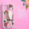 Rifle Paper Clear MagSafe - dėklas decorated in auksinis skirtas Apple iPhone 14 Pro Max Rose Garden