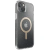 Speck Presidio Perfect-Clear su Glitter + MagSafe - dėklas skirtas Apple iPhone 15 Plus / 14 Plus su MICROBAN coating Clear / Gold Glitter