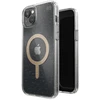 Speck Presidio Perfect-Clear su Glitter + MagSafe - dėklas skirtas Apple iPhone 15 Plus / 14 Plus su MICROBAN coating Clear / Gold Glitter