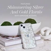 Case-Mate Floral Gems MagSafe - Apple iPhone 15 Plus dėklas Gold