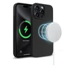 Crong Color Cover Magnetic - Dėklas iPhone 15 Pro Max MagSafe (juoda)