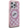 Dėklas Karl Lagerfeld KLHMP15XHMCKMHP Apple iPhone 15 Pro Max 6.7″ rožinės spalvos IML Monogram Karl&Choupette Head Ma
