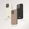Moshi Napa MagSafe - Leather dėklas skirtas Apple iPhone 15 Pro Eggnog Baltas