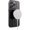 Crong skaidrus MAG Pro – iPhone 15 Pro MagSafe dėklas (juodas)