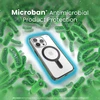 Speck Presidio Perfect-Clear ClickLock & Magsafe - dėklas skirtas Apple iPhone 15 Pro Clear / Frosted Juodas / Slate Pilkas