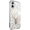 Speck Presidio Lux ClickLock & MagSafe - dėklas skirtas Apple iPhone 16 Plus Sunshine Daisies / Clear / Gold