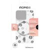 Incipio Forme MagSafe - dėklas Apple iPhone 16 Pro Ditzy Floral Sidabrinis