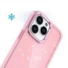 dėklas iPhone 16 Pro Max - rožinis su blizgučiais