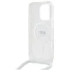Karl Lagerfeld KLHMP16LHCKHNT Apple iPhone 16 Pro 6.3″ kietas dėklas skaidrus Crossbody IML Karl Head Magsa