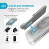 Dėklas Speck Presidio Perfect-Clear Grip ClickLock & MagSafe do iPhone 16 Pro permatomas