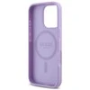 Guess GUHMP16LPSAHMCU Apple iPhone 16 Pro 6.3″ violetinės spalvos kietas dėklas Saffiano MagSafe