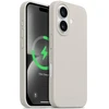 Dėklas Crong spalvos magnetinis dangtelis, skirtas iPhone 16 akmens smėlio spalvos