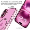 dėklas iPhone 16 - skaidrus / rožinis