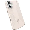 Dėklas Speck Presidio2 Grip ClickLock & MagSafe do iPhone 16 smėlio spalva