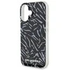 Dėklas Karl Lagerfeld KLHCP16SHZBPKCCU Apple iPhone 16 6.1″ violetinės spalvos Zebra With Cord