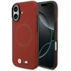 Dėklas iPhone 17 BMW M FW su metaliniu logotipu raudonas – patikimas pasirinkimas
