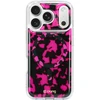 Pink Rožinė Crong Deluxe MAG Cover - Dėklas iPhone 17 Pro Max MagSafe (Rožinė Tortoise)