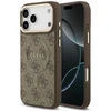 Guess PU Leather 4G Gold Frame MagSafe dėklas skirtas Apple iPhone 17 Pro Max rudos spalvos