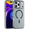 Hurtel Dėklas Magnetic Abrasive skirtas Apple iPhone 17 Pro Max suderinamas su MagSafe – mėlynos spalvos