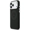Dėklas Mercedes Silicone Vintage Logo MagSafe Apple iPhone 17 Pro Max juodos spalvos