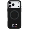 BMW M Silicon Logo MagSafe dėklas Apple iPhone 17 Pro Max juodos spalvos