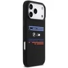 BMW M Silicon Horizontal Line MagSafe dėklas Apple iPhone 17 Pro Max juodos spalvos