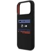 BMW M Silicon Horizontal Line MagSafe dėklas Apple iPhone 17 Pro Max juodos spalvos