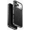 UNIQ Clario Dėklas Apple iPhone 17 Pro Max Magclick Charging juodos spalvos