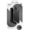 UNIQ Clario Dėklas Apple iPhone 17 Pro Max Magclick Charging juodos spalvos