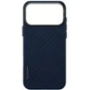Dėklas UNIQ Keva EDGE skirtas Apple iPhone 17 Pro Max Magclick Charging mėlynos spalvos