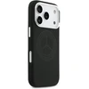 Dėklas Mercedes Silicone Vintage Logo MagSafe Apple iPhone 17 Pro juodos spalvos