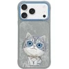 NIMMY dėklas BIG EYED PET 2.0 Cat, skirtas IPHONE 17 Pro, pilkas
