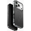 UNIQ Clario dėklas skirtas Apple iPhone 17 Pro Magclick Charging juodos spalvos