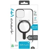Dėklas Speck Presidio Perfect-Clear ClickLock & Magsafe do iPhone 15 / iPhone 14 / iPhone 13 (Clear / Frosted Juodas / Slate Pilkas)