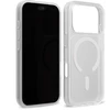 Dėklas iPhone 18 Pro / 17 Pro, baltas Crong Hybrid Matte Magnetic