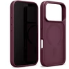 Dėklas iPhone 18 Pro / 17 Pro Crong Hybrid Matte Magnetic, burgundy
